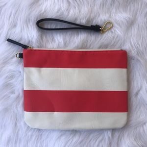 Striped Clutch